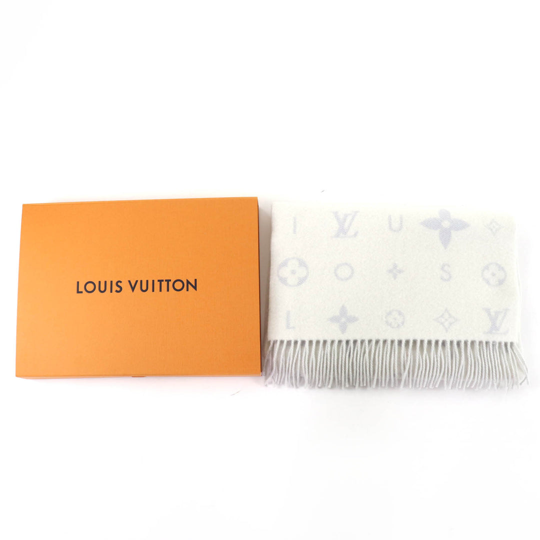 Excellent LOUIS VUITTON Reykjavik Cloud Scarf Current product cashmere M97659