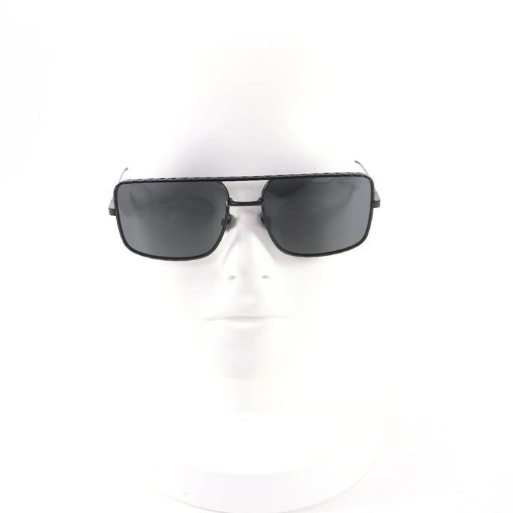 Pristine CHANEL Pilot Sunglasses Logo Matelassé Double Bridge black Women 4294