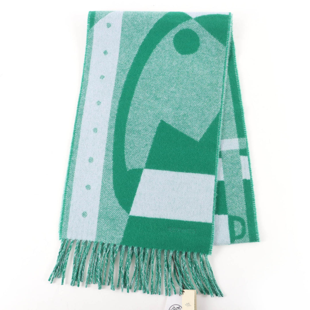 Pristine HERMES Scarf Ready Steady Go Cashmere Scarf cashmere mens