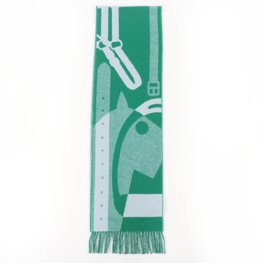 Pristine HERMES Scarf Ready Steady Go Cashmere Scarf cashmere mens