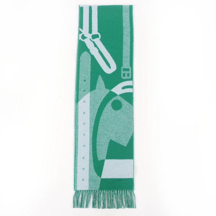 Pristine HERMES Scarf Ready Steady Go Cashmere Scarf cashmere mens