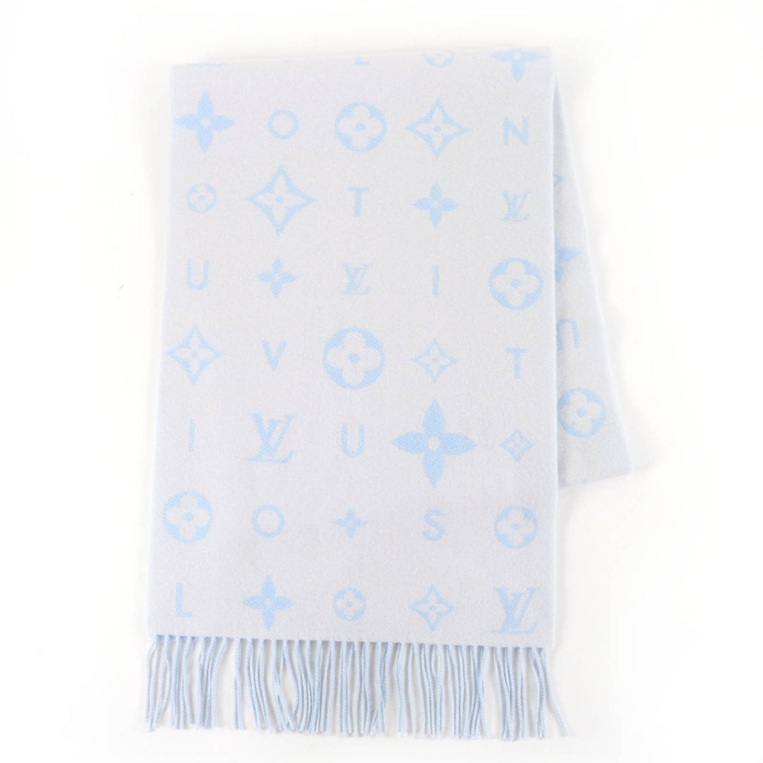 Excellent LOUIS VUITTON Scarf Reykjavik 2.0 Current product cashmere M97661
