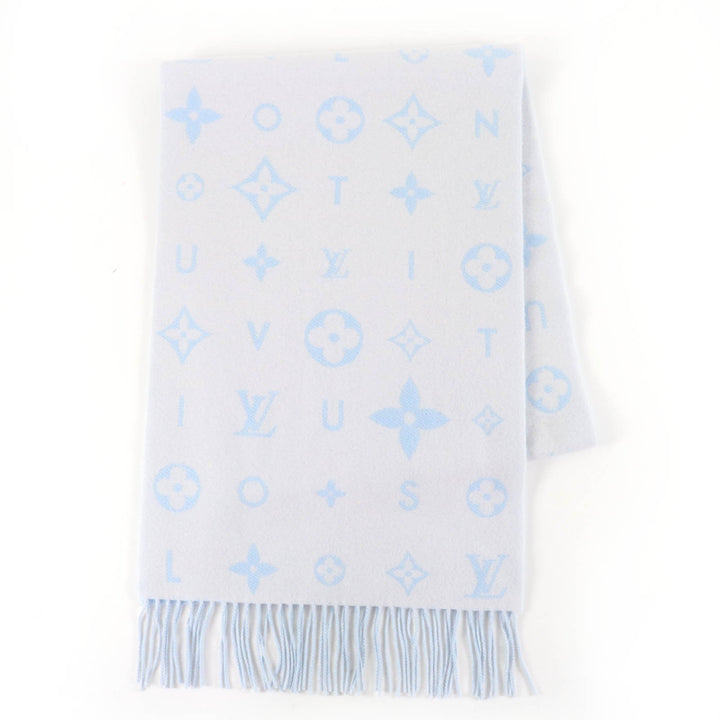 Excellent LOUIS VUITTON Scarf Reykjavik 2.0 Current product cashmere M97661