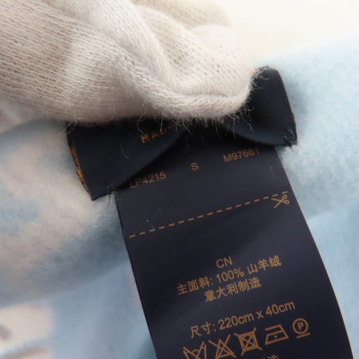Excellent LOUIS VUITTON Scarf Reykjavik 2.0 Current product cashmere M97661