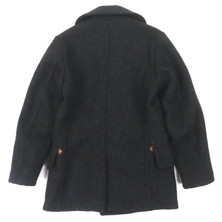 Great RRL pea coat DOUBLE FACED WOOL P-COAT Dark gray wool mens XS