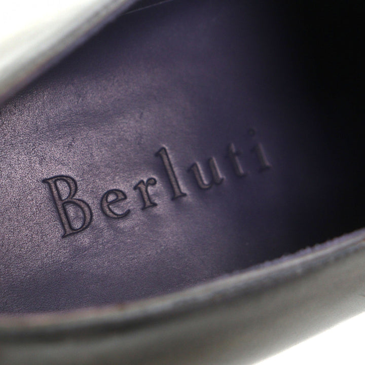 Excellent Berluti Leather shoes Alessandro gray leather mens 5.5