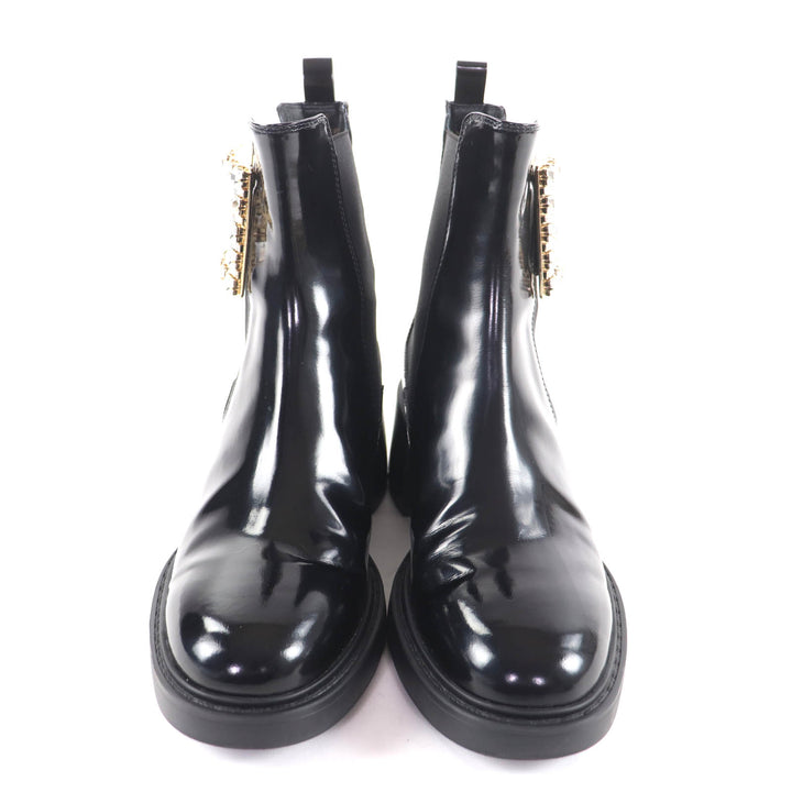 Great ROGER VIVIER Ankle boots Viv Ranger Leather Chelsea Boots black leather 37