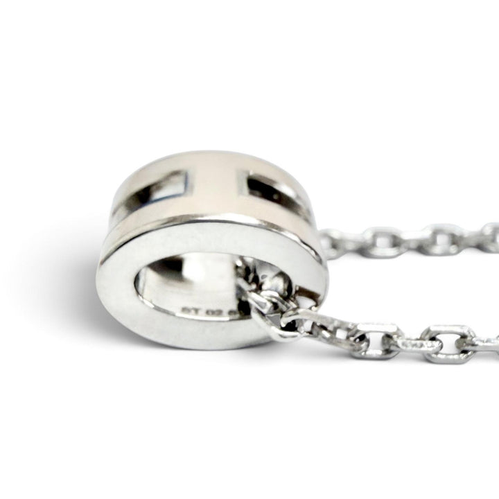 Excellent HERMES Necklace Mini Pop H Mini Pop Ash Pendant Women