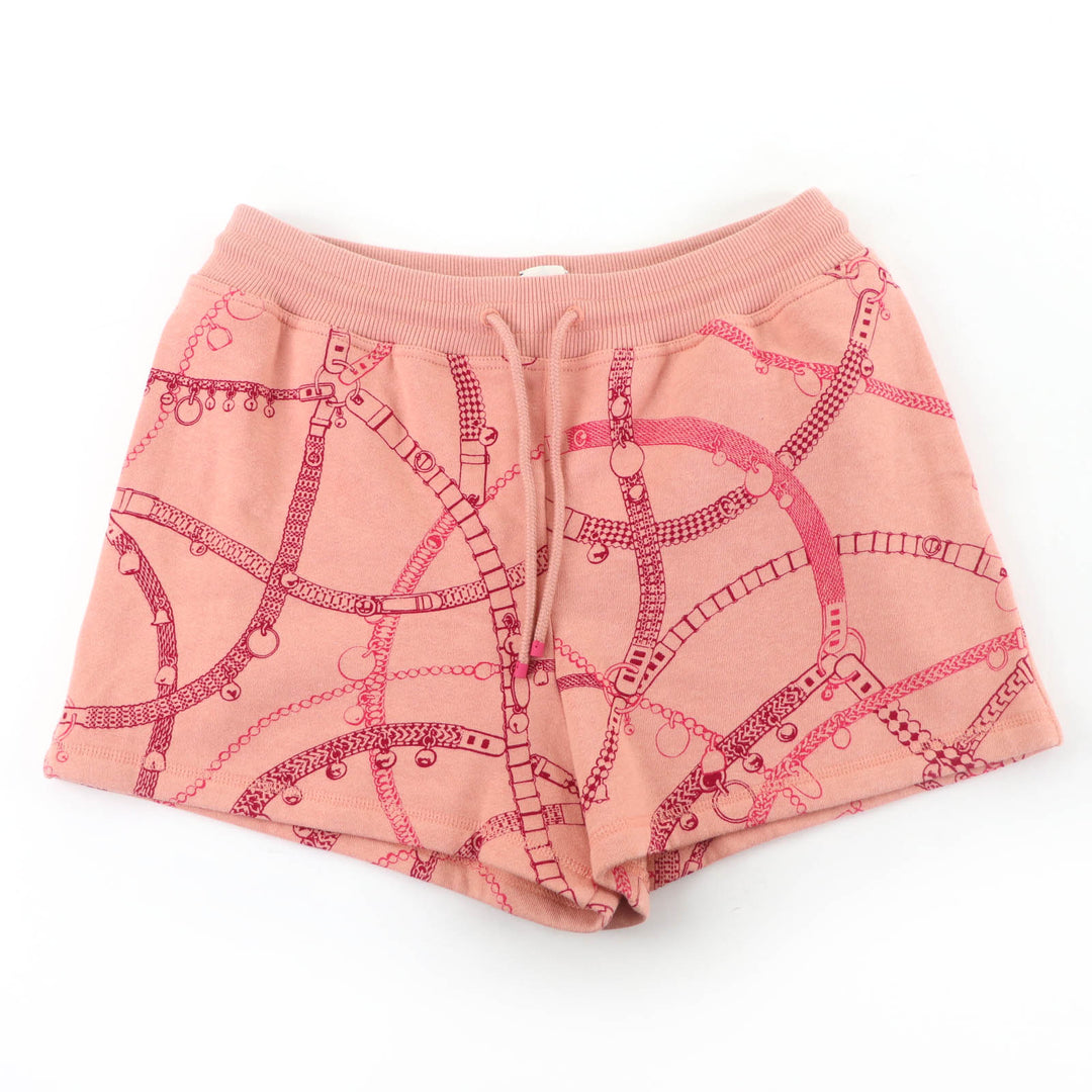 Pristine HERMES Shorts Tresor de Medor Coral system cotton Women 36 2H4400DK
