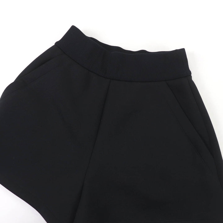 Excellent PRADA Shorts Triangle logo black polyester Women M 132383