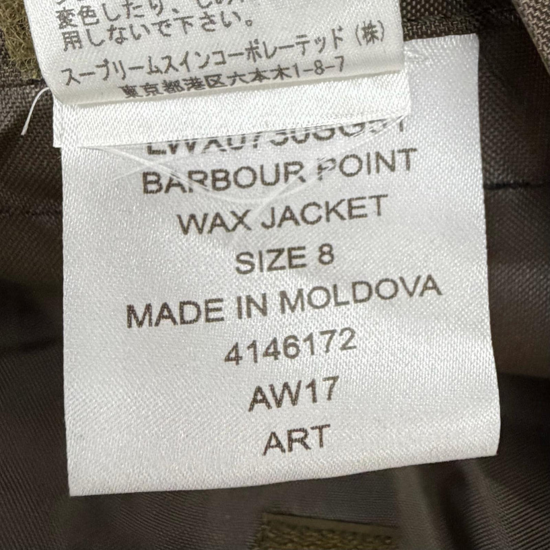 Great Barbour Jacket SPEY WAX JACKET Dark green cotton Women LWX0730SG51