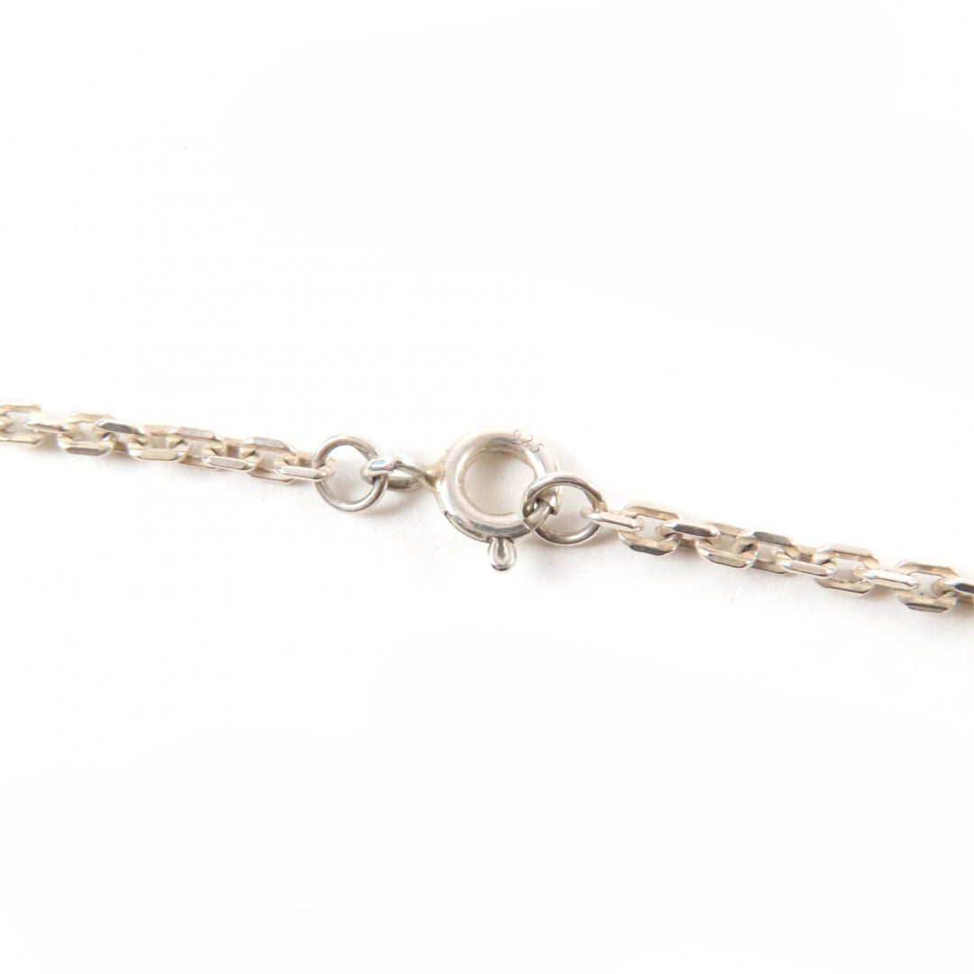 Great HERMES Necklace Serie Metal combo Silver AG925 Women