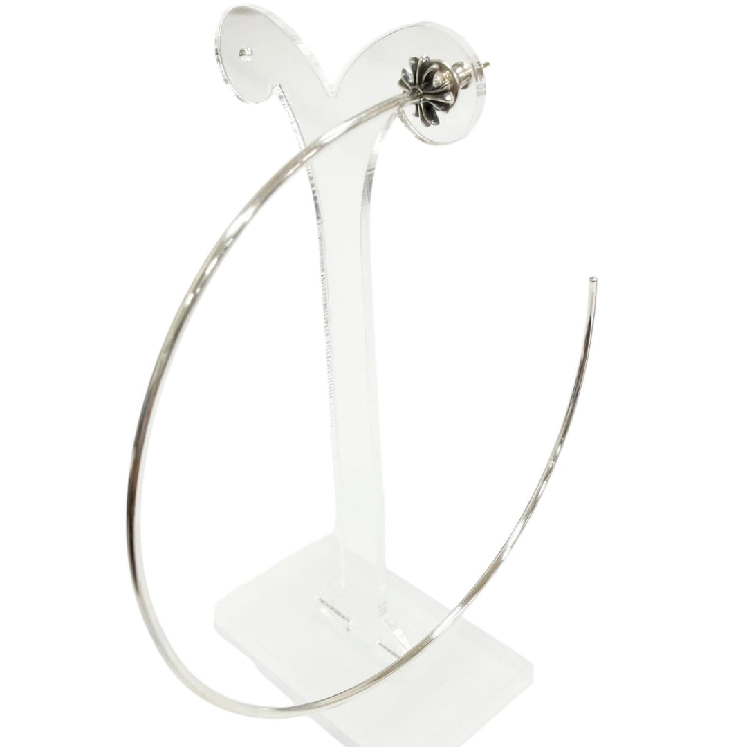 Great CHROME HEARTS Pierce HOOP CH PLS CH Plus Hoop Silver SV925 Women