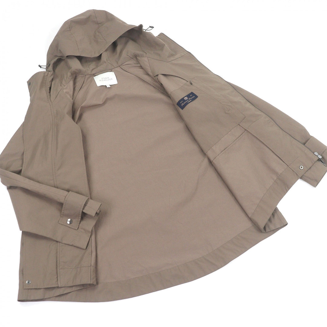 Excellent STUDIO NICHOLSON Jacket CLIFTON JACKET Brown cotton mens S SNM-697