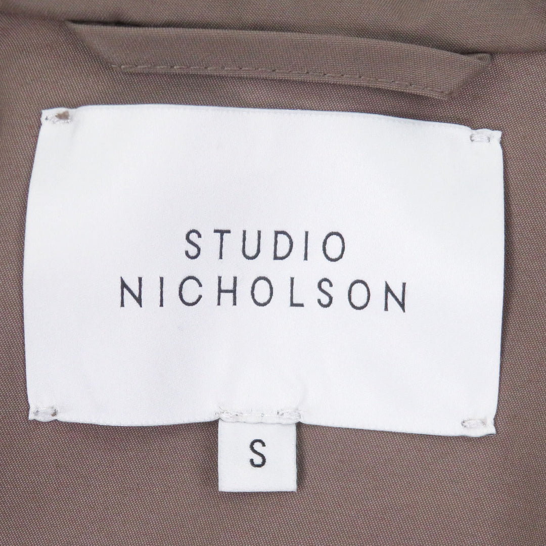 Excellent STUDIO NICHOLSON Jacket CLIFTON JACKET Brown cotton mens S SNM-697