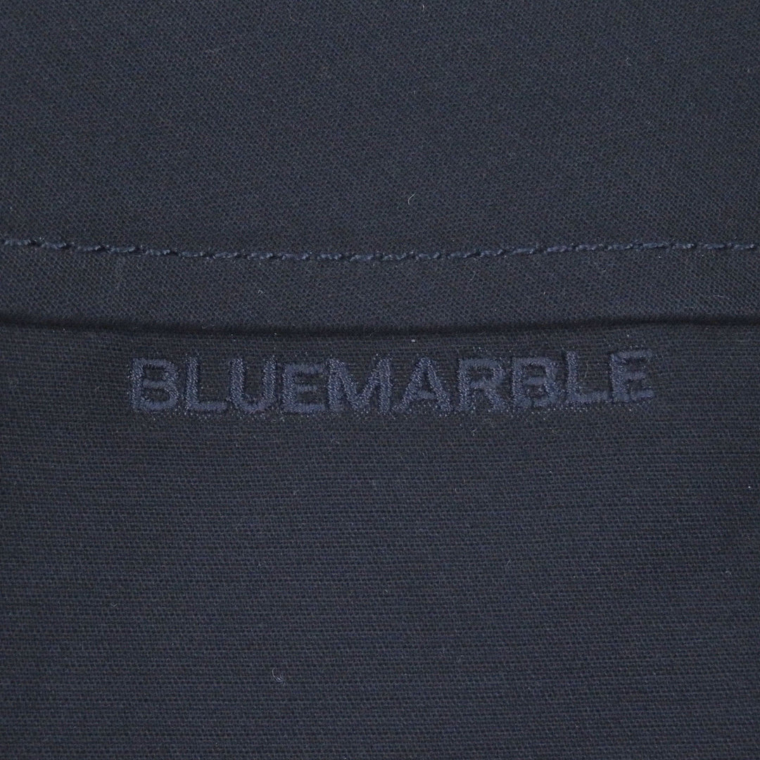 Pristine BLUE MARBLE Bomber jacket 50s JACKET IN PEACH SKIN CANVAS M
