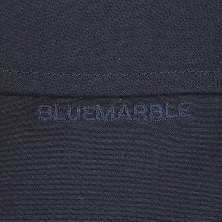 Pristine BLUE MARBLE Bomber jacket 50s JACKET IN PEACH SKIN CANVAS M