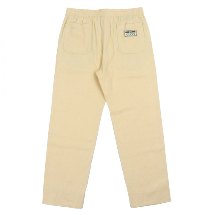 Excellent GUCCI Pants yellow cotton mens 52 654902