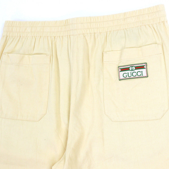 Excellent GUCCI Pants yellow cotton mens 52 654902