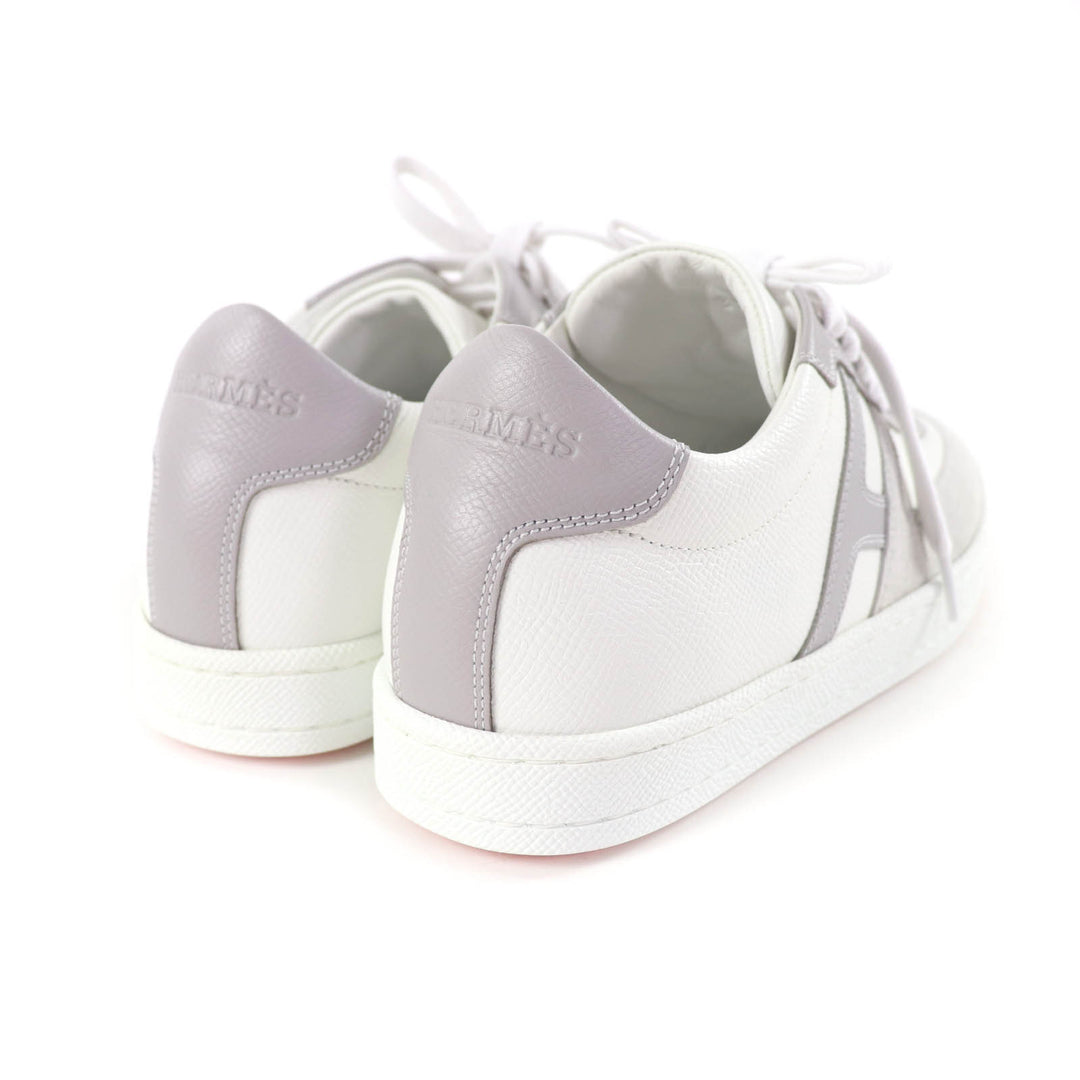 Pristine HERMES sneakers boomerang white leather Women 35