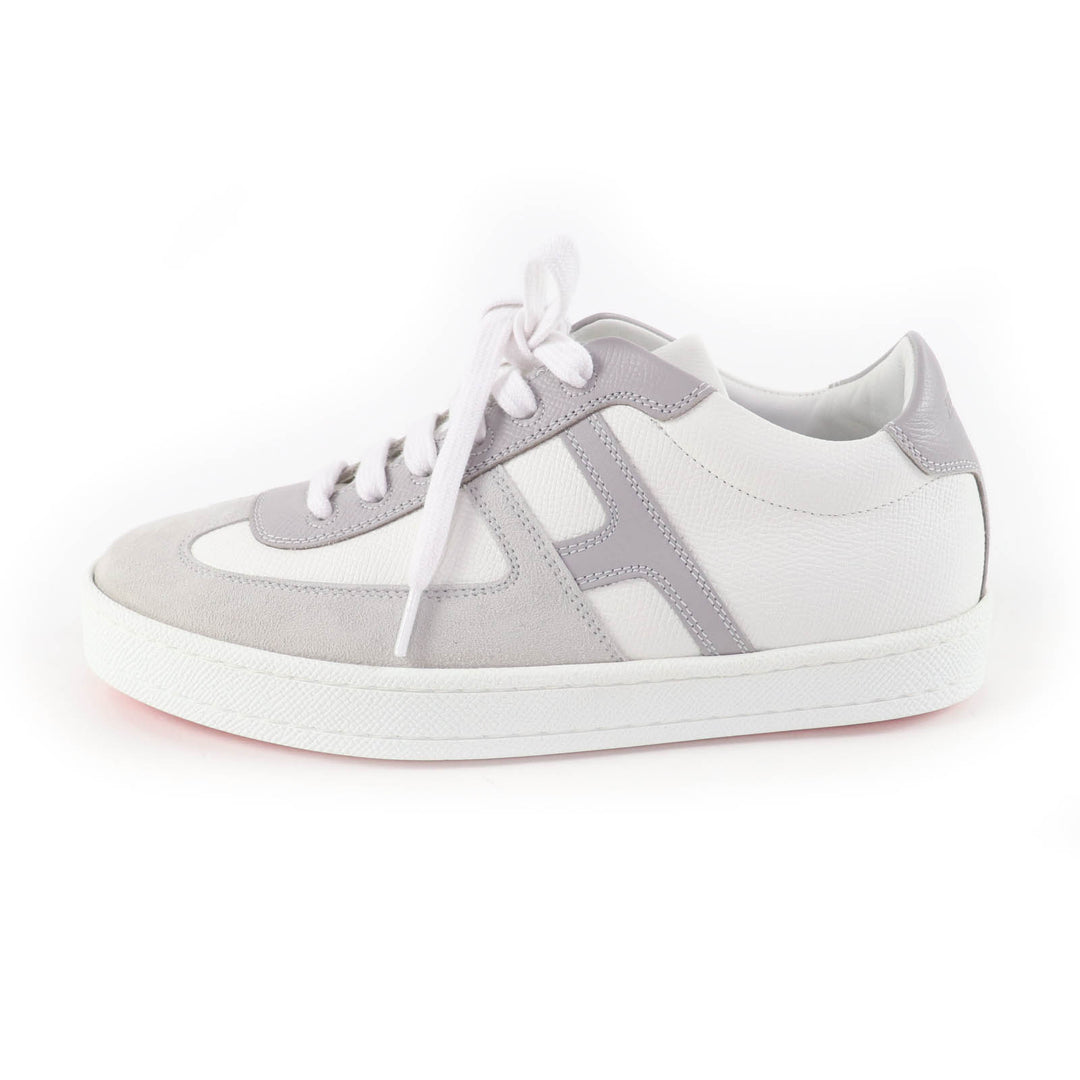 Pristine HERMES sneakers boomerang white leather Women 35