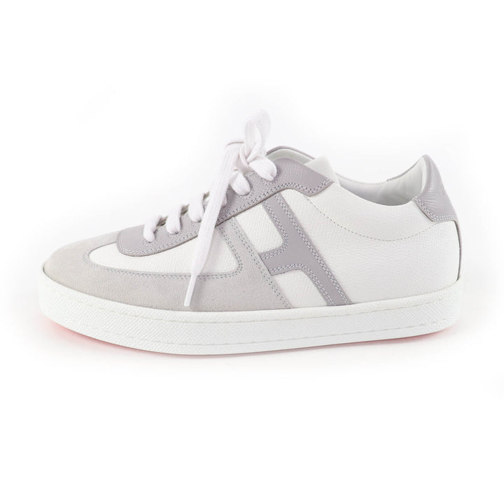 Pristine HERMES sneakers boomerang white leather Women 35