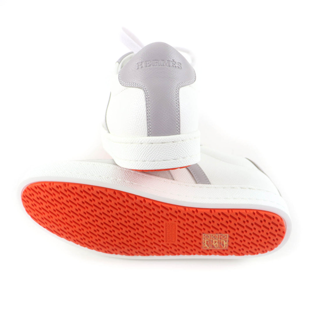 Pristine HERMES sneakers boomerang white leather Women 35