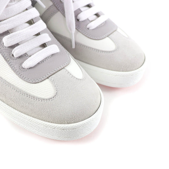 Pristine HERMES sneakers boomerang white leather Women 35