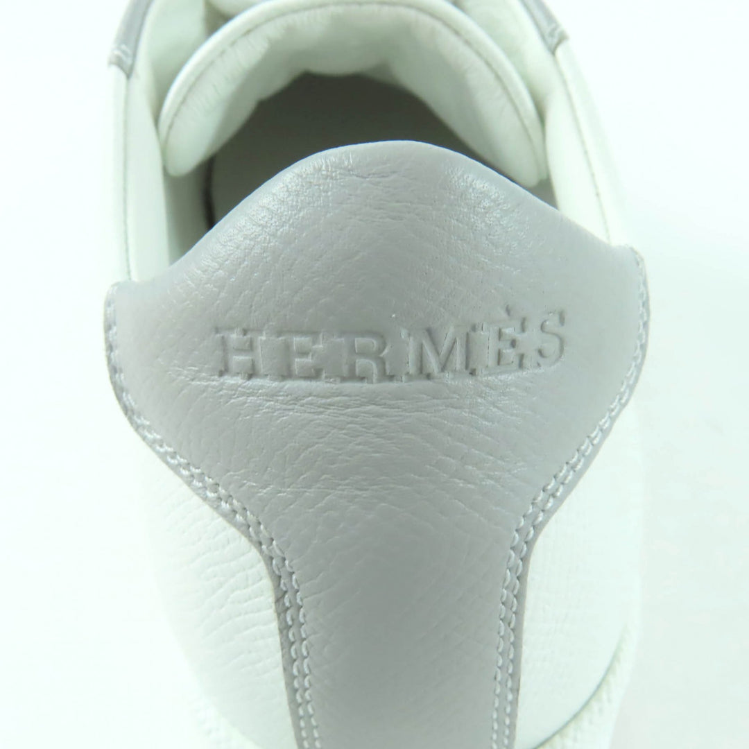 Pristine HERMES sneakers boomerang white leather Women 35