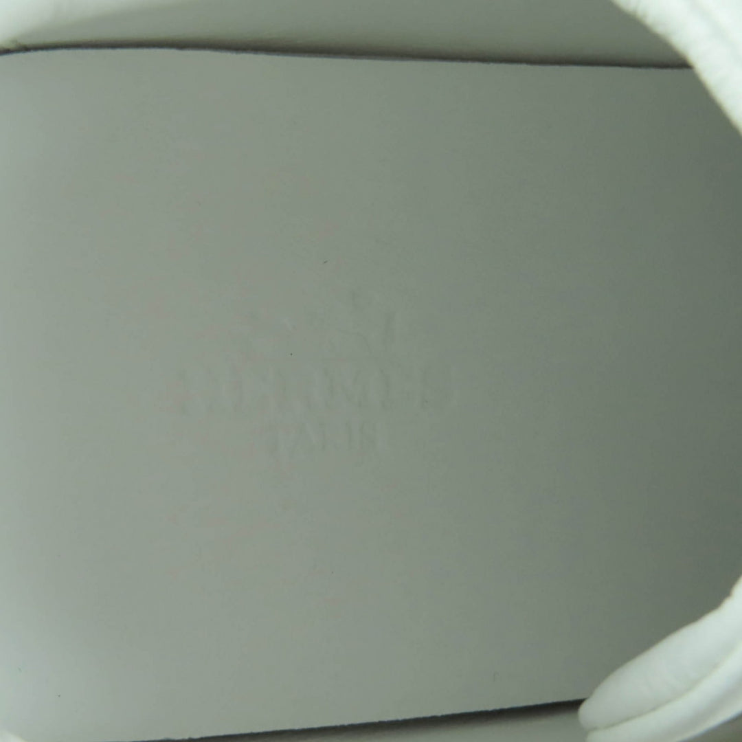 Pristine HERMES sneakers boomerang white leather Women 35