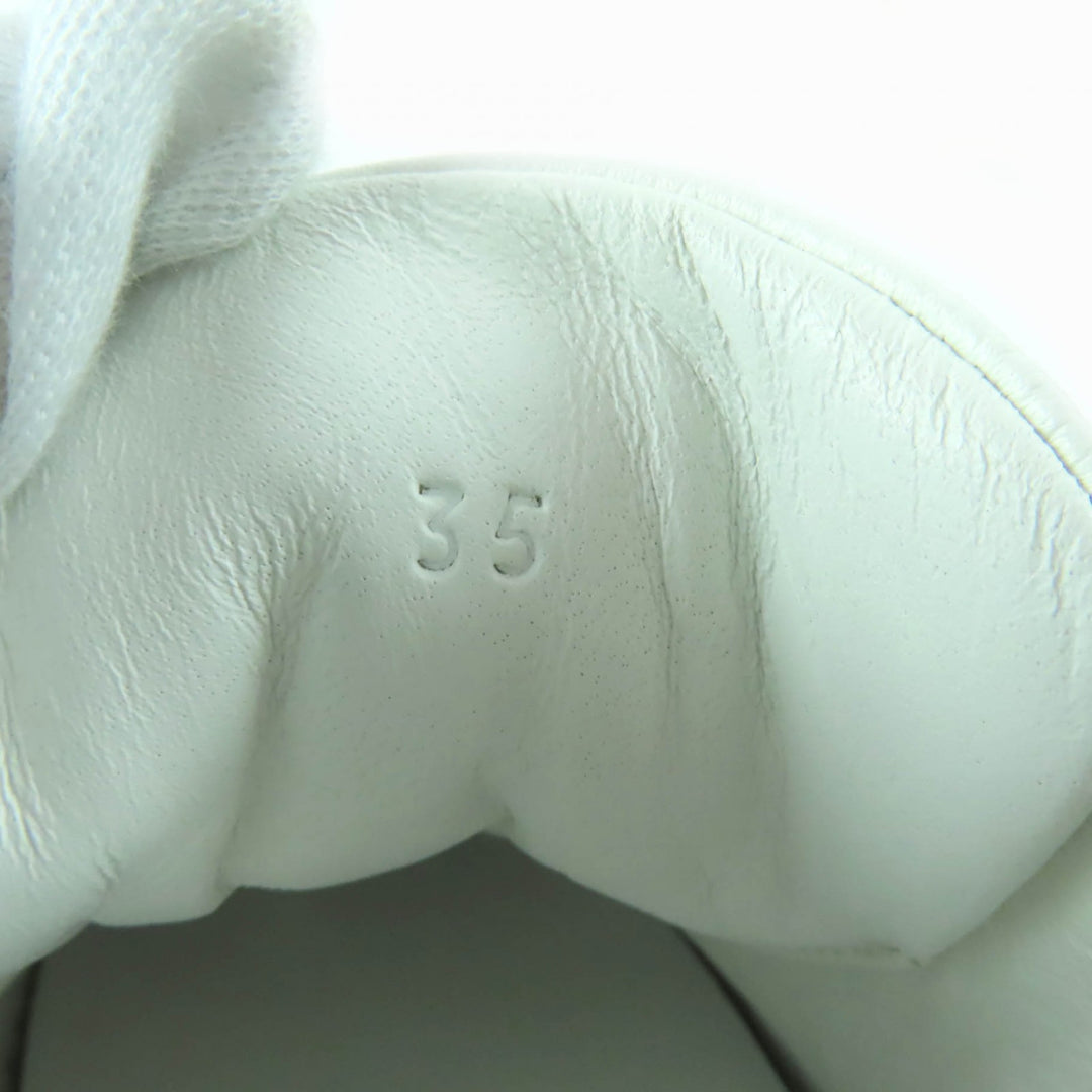 Pristine HERMES sneakers boomerang white leather Women 35