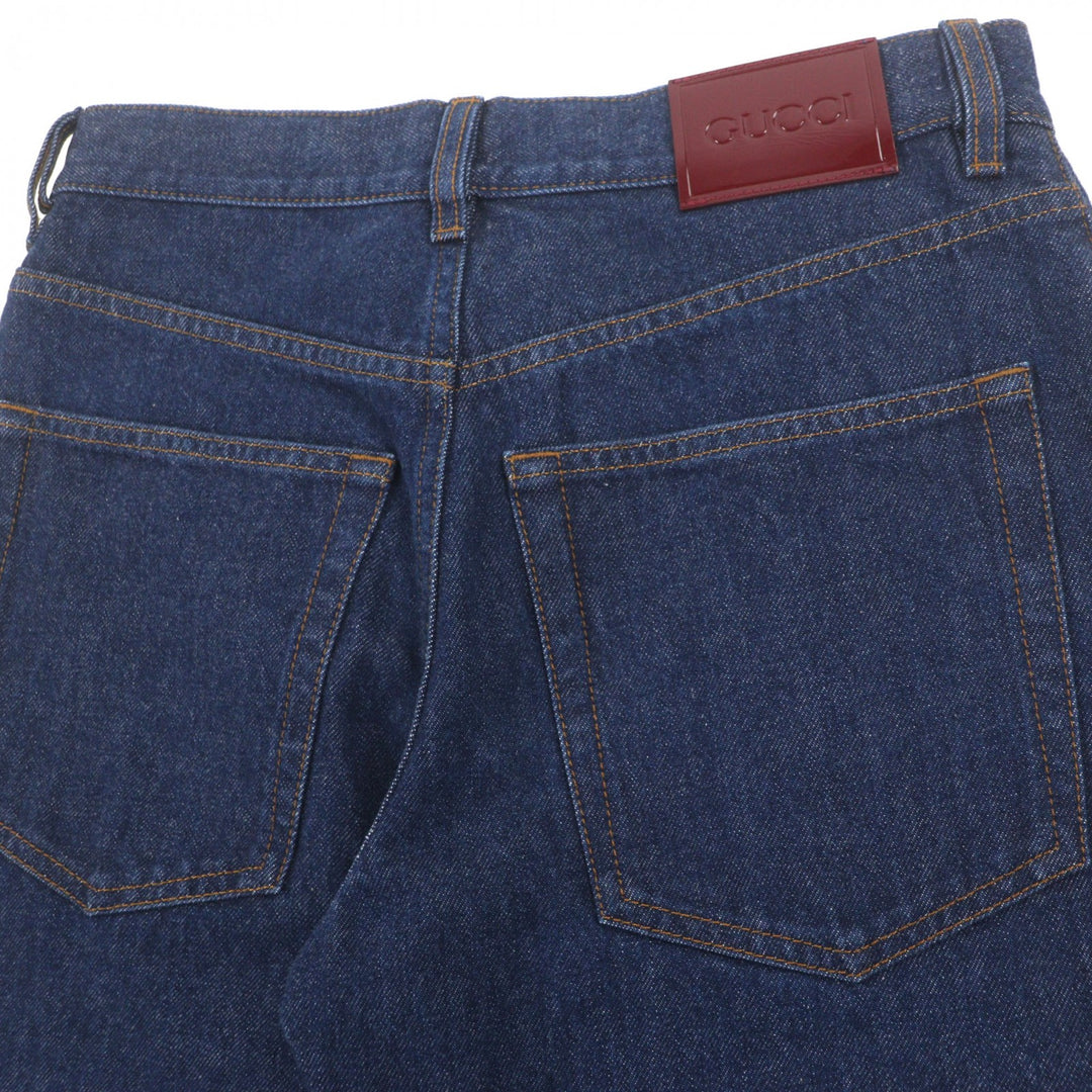 Excellent GUCCI Denim pants Indigo cotton Women 23 792168