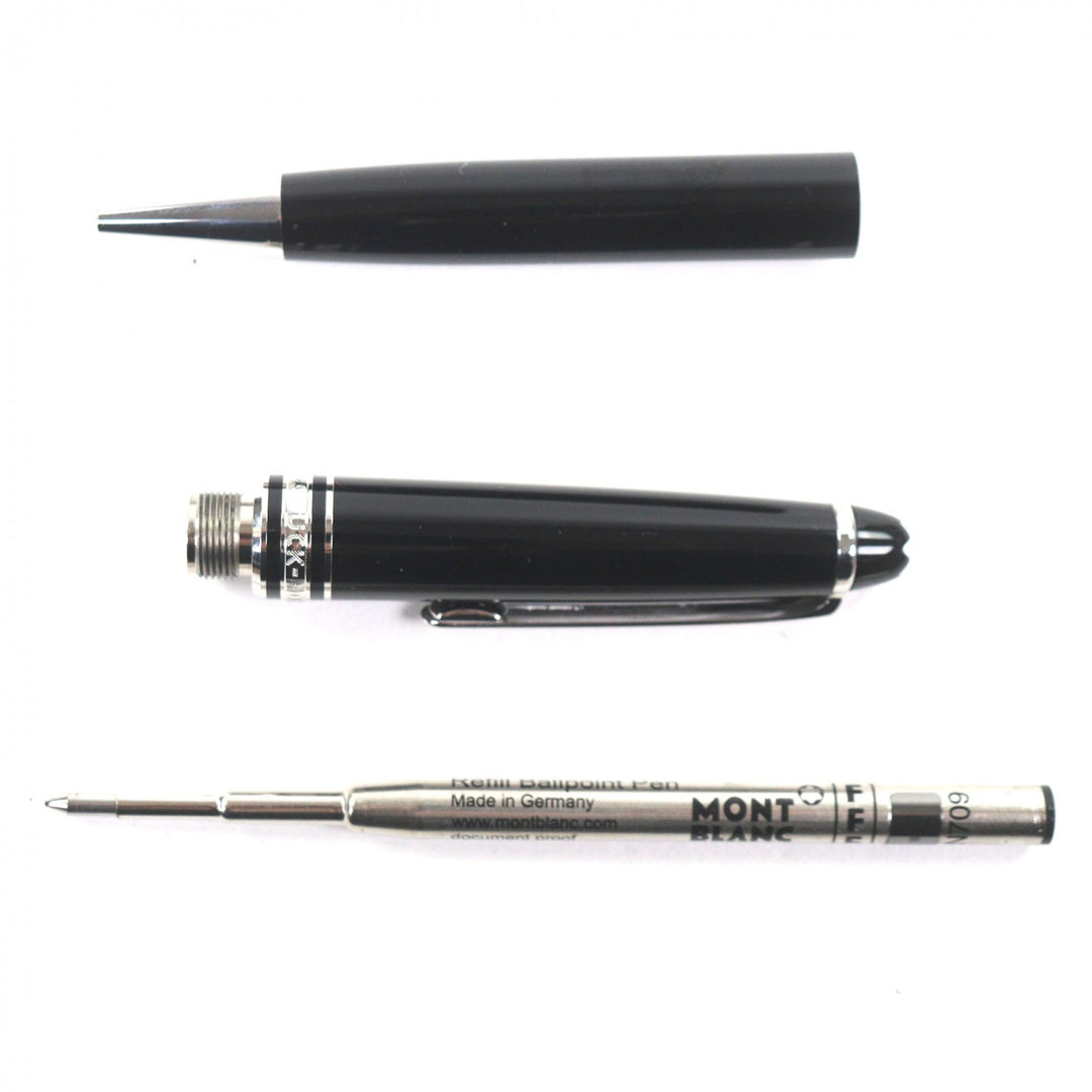 Great MONTBLANC Ballpoint pen Meisterstück Classic black mens Platinum Line