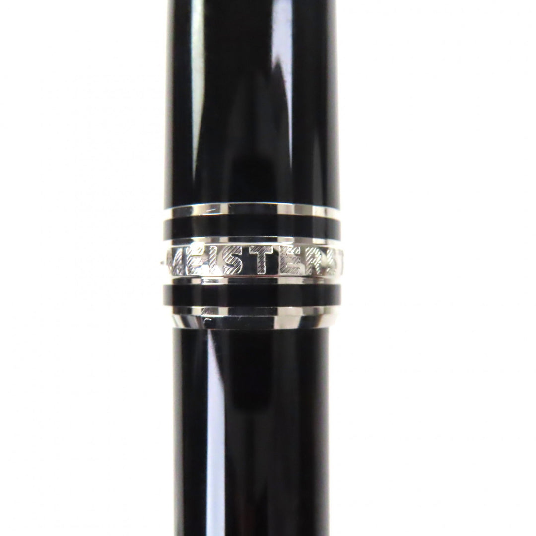 Great MONTBLANC Ballpoint pen Meisterstück Classic black mens Platinum Line