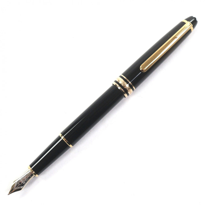 Great MONTBLANC fountain pen Meisterstück Classic white star black 14K mens