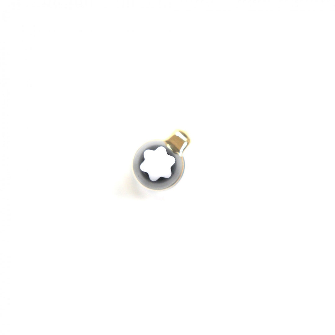 Great MONTBLANC fountain pen Meisterstück Classic white star black 14K mens