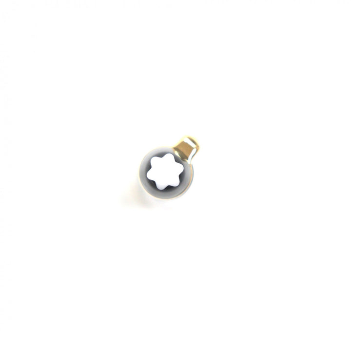 Great MONTBLANC fountain pen Meisterstück Classic white star black 14K mens