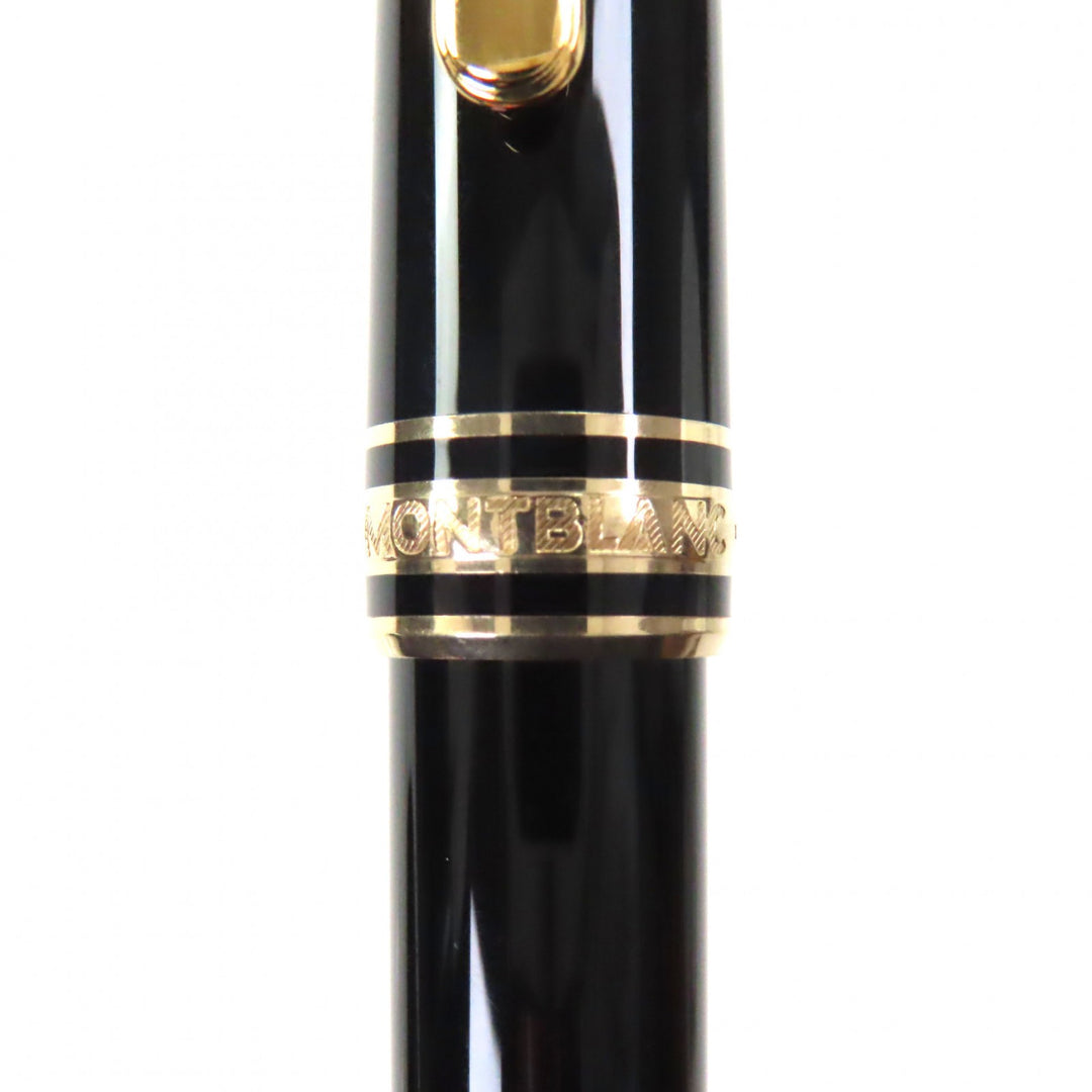 Great MONTBLANC fountain pen Meisterstück Classic white star black 14K mens