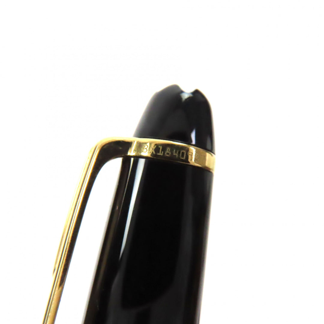 Great MONTBLANC fountain pen Meisterstück Classic white star black 14K mens