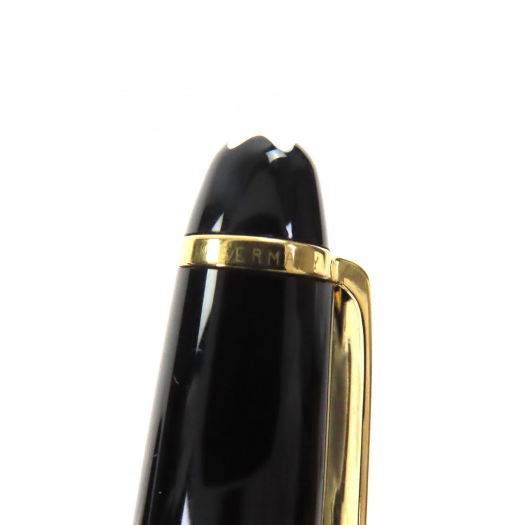 Great MONTBLANC fountain pen Meisterstück Classic white star black 14K mens