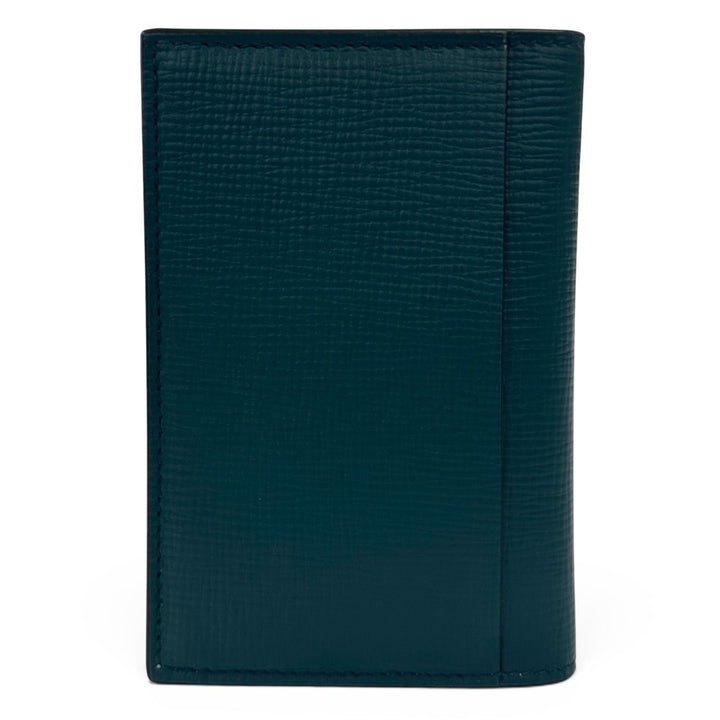 Excellent Cartier Card Case Losange Cardholder Dark green leather mens L3002214