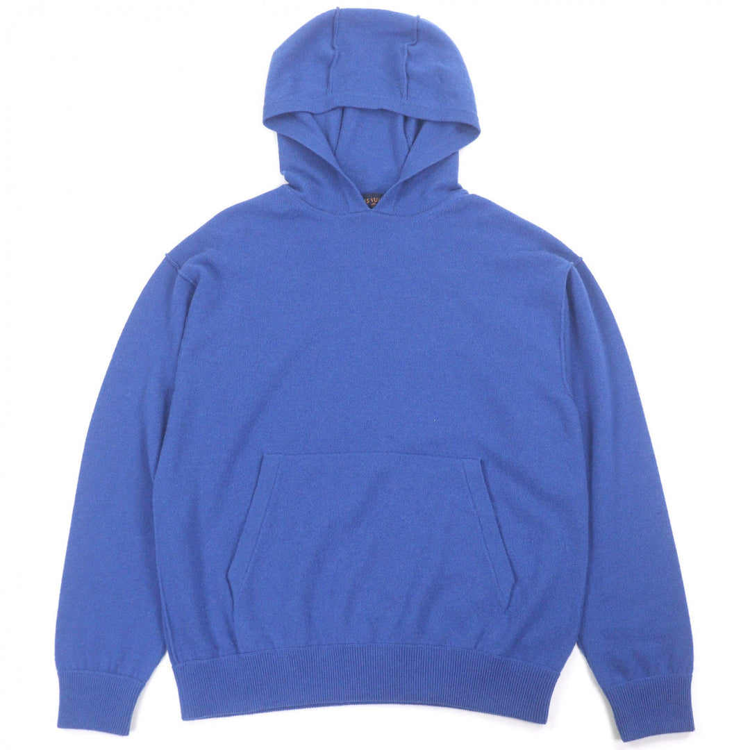 Great LOUIS VUITTON hoodie Inside Out With logo pullover knit blue