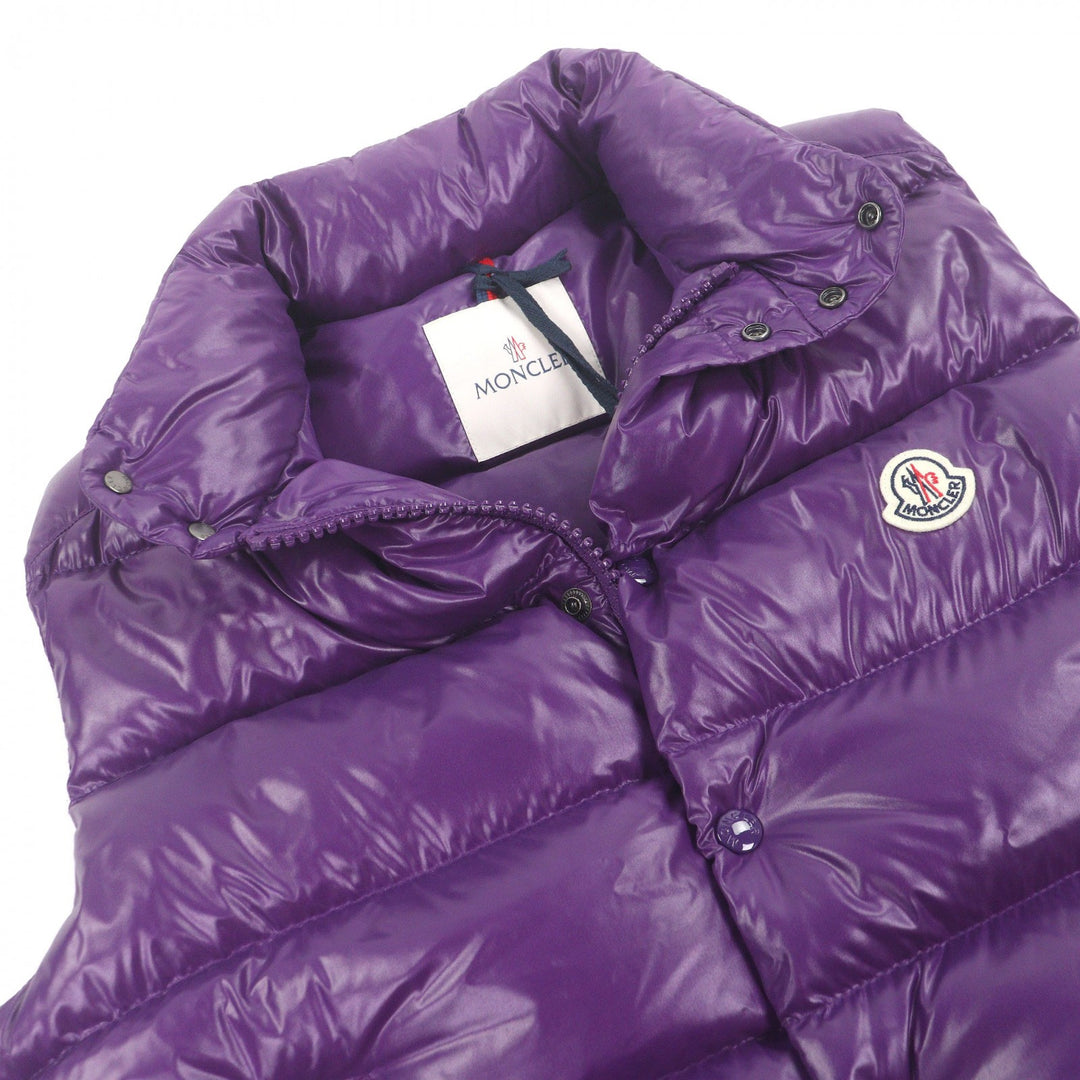 Excellent MONCLER Down vest TIBB GILET With logo emblem purple Nylon mens 3