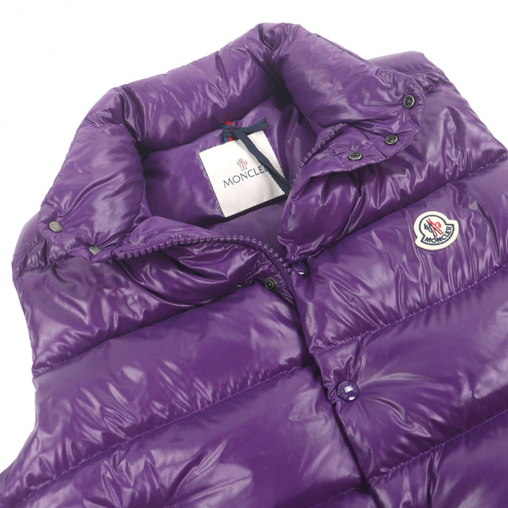 Excellent MONCLER Down vest TIBB GILET With logo emblem purple Nylon mens 3