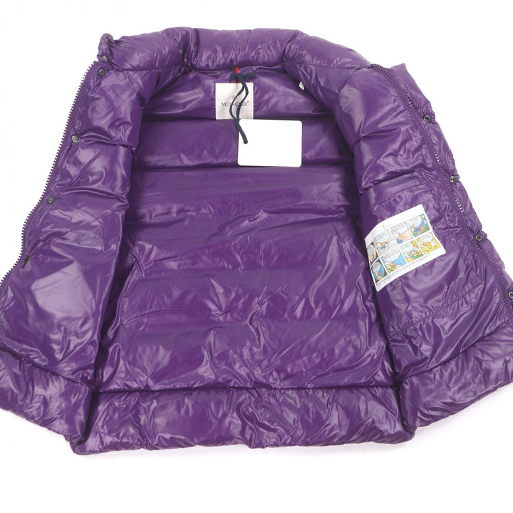 Excellent MONCLER Down vest TIBB GILET With logo emblem purple Nylon mens 3