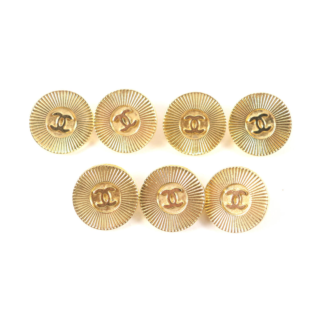 Great CHANEL button COCO Mark Gold Buttons (7-piece set) gold Women