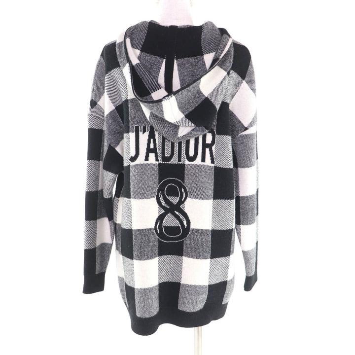 Great Christian Dior hoodie black cashmere Women 38 954S92AM010