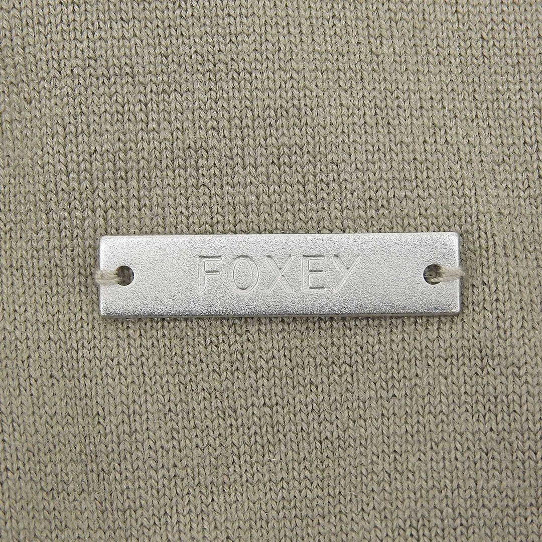 Pristine FOXEY hoodie Gurege silk Women 40 43804