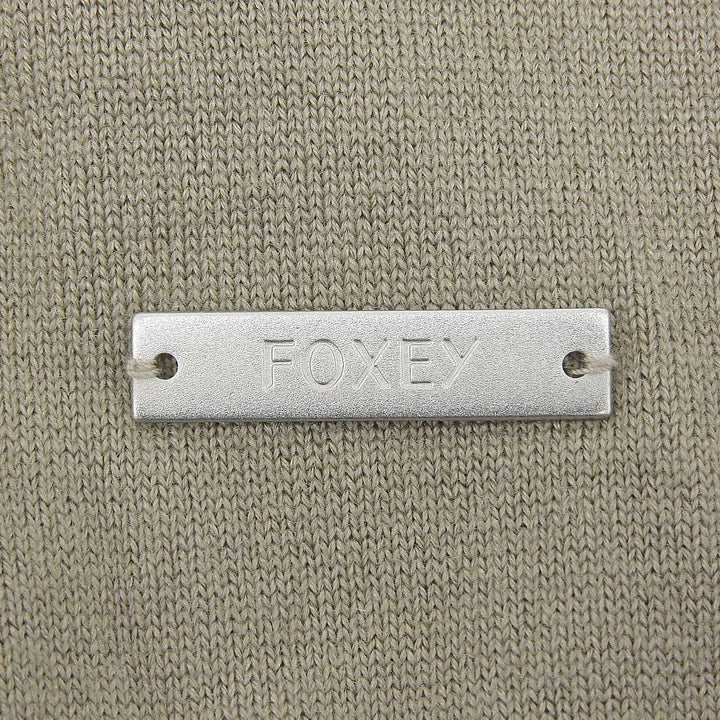 Pristine FOXEY hoodie Gurege silk Women 40 43804