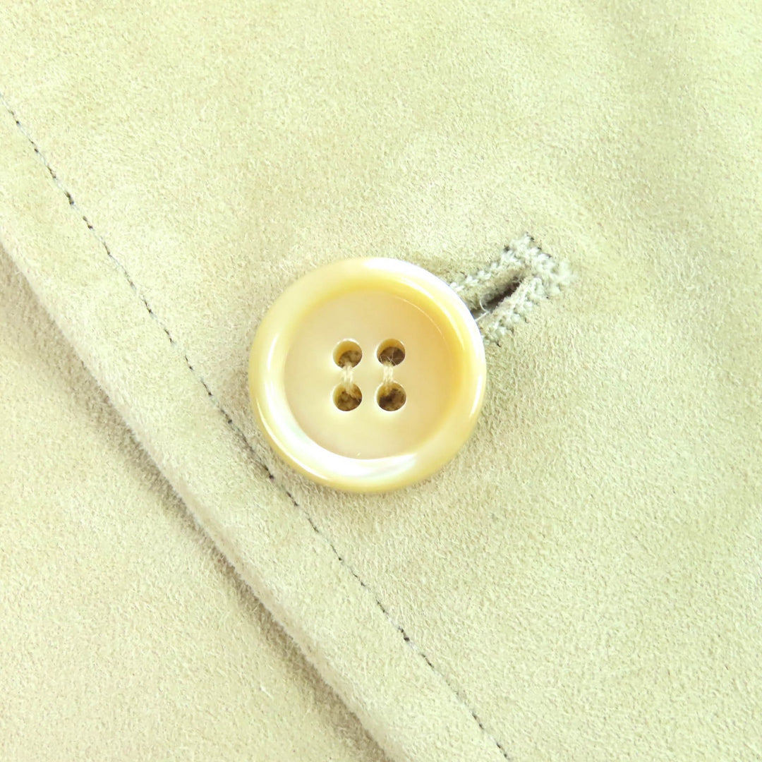 Discounted Very Good EMMETI Jacket Suede shirt jacket beige Goatskin mens 46 Sabbia6003